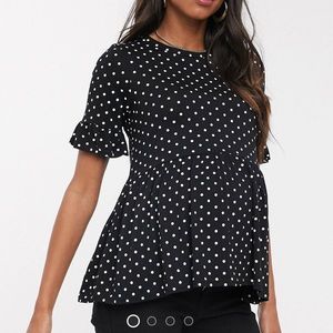 Maternity Polka Dot Shirt